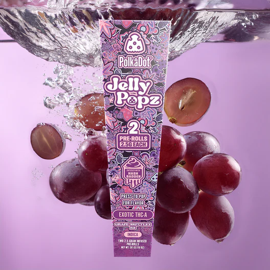 Buy Grape Skittlez BX | Indica | 2.5g Jelly Popz Exotic THC-A Pre-Rolls | Grape Skittlez BX | Indica | 2.5g Jelly Popz Exotic THC-A Pre-Rolls for sale