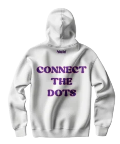 Alternative view of Classic Polkadot Hoodie White