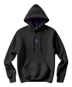 Classic Polkadot Hoodie Black