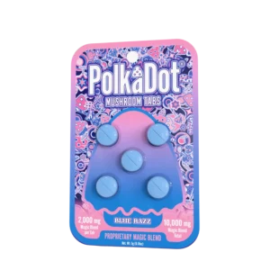 Mushroom Tab - Blue Razz - Blister Card (5)